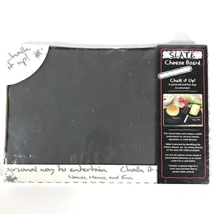 Thirsty stone Slate Cheese Board With Chalk 7.75" X 11.75" - Picture 1 of 4