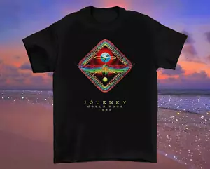 Journey Band World Tour Album Unisex Cotton T-Shirt UU1020 - Picture 1 of 4