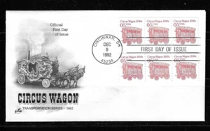 USA SC # 2452B Circus Wagon FDC . Artcraft Cachet - Picture 1 of 1