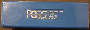 BLUE PCGS STORAGE HOLDER BOX - Can Hold 20 PCGS Slabs - USED - Bulk Up & Save! - Picture 1 of 3