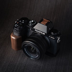 Wood L Hand Grip Holder Alloy Baseplate For Fujifilm X-S20 Fuji Camera For Arca