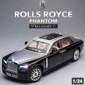 1:24 Rolls-Royce Phantom Diecast Modellauto Spielzeug Zinklegierung Sound Licht Geschenkbox - Bild 1 von 4