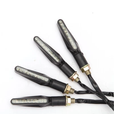 4X Motorcycle LED Turn Signals Lights Tail Blinkers For Yamaha YZF R1 R3 R6 R7 - Изображение 1 из 4