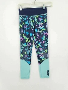 Justice Girls 10 Multicolor Graphic/Logo Elastic Stretch Waist Leggings - Picture 1 of 5