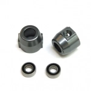 STRC STV334020GM Alum. Rear Lock-outs (1Pr) : Vaterra Ascender Gun Metal - Picture 1 of 2