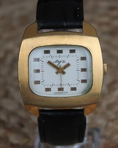 60er Jahre LUCH MASSIVE BRUTALE Original Vintage sowjetische mechanische Uhr UdSSR - Bild 1 von 15