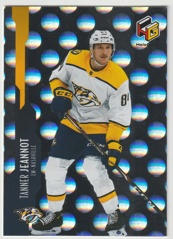 2021-22 UD Extended Series Tanner Jeannot HG-5 HoloGrFX Rookies Predators - Image 1 of 2