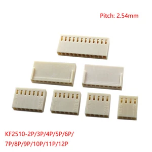 Conector enchufe de carcasa macho KF2510-2P/3P/4P/5P/6P/7P/8P/9P/10P/11P/12P 2,54 MM - Imagen 1 de 3