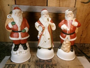 3 Vintage 1987 Seymour Mann Christmas Music Boxes Santa Claus is Coming to Town - Picture 1 of 6