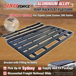 220 x 125cm Roof Rack Flat Platform with Bracket for Toyota Landcruiser 200 SYD - Picture 1 of 2