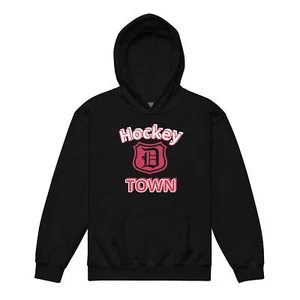 Hockey Town Youth Hoodie | Alternate Detroit Red Wings Logo, Heavy Blend Hoodie - Picture 1 of 3
