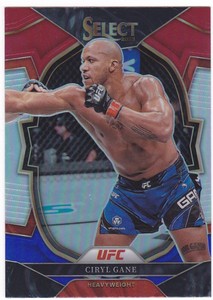 Ciryl Gane - 2023 Select UFC #95 - Concourse - Prizm - Red Blue