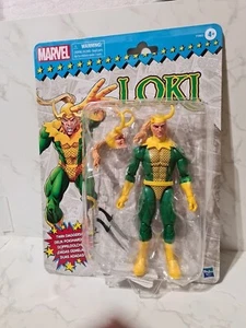 2021 Marvel Legends Series - Retro Action Figure Toy - LOKI - Picture 1 of 4
