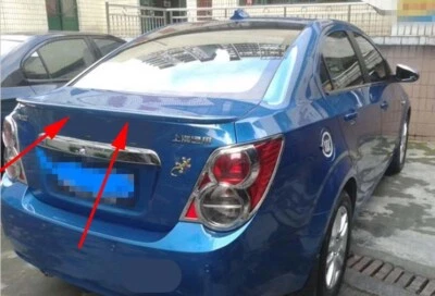 For Chevrolet Aveo Sedan Trunk ABS Factory Style Boiler Wing 2011-2015 - Image 1 of 4