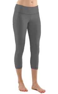 EPIC MMA GEAR Yoga Fitness Capri Leggings Womens Size XL - Charcoal Gray - Picture 1 of 1