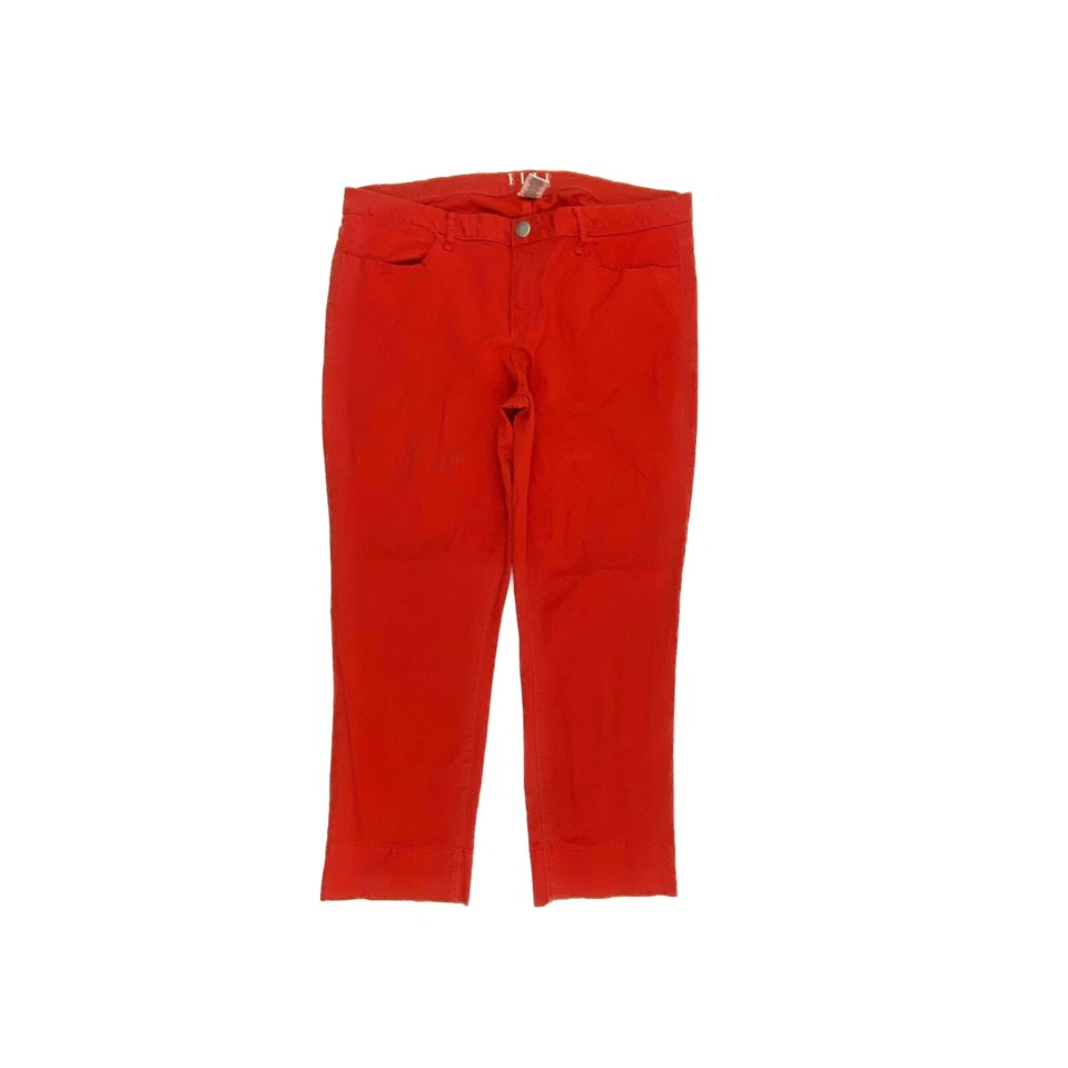 Elle Crop Women's size 14 Orange Denim jeans - Image 1 of 3