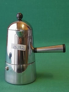VECCHIA CAFFETTIERA LAVAZZA CARMENCITA 3/4 TZ ACCIAIO INOX 18/10 VINTAGE. BU72 - Foto 1 di 9