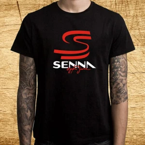 Ayrton Senna Schwarz Größe S-5XL - Bild 1 von 1