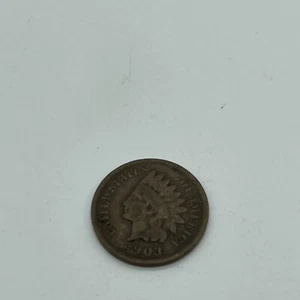 1903 Indian Head Penny Cent Copper 1C - Picture 1 of 4