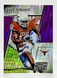 2016 Prizm Draft Purple Flash #35 Earl Thomas III 36/99 Seattle Seahawks - Picture 1 of 2