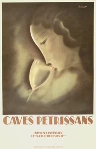 Caves Petrissans by Charles Loupot Original Vintage Poster French Wine Bar Paris - Picture 1 of 7
