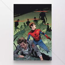 Spiderman Poster Canvas Amazing Spider-Man Marvel Comic Book Art Print #3986