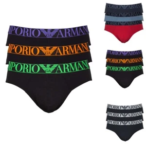 EMPORIO ARMANI Hombre Calzoncillos Algodón Orgánico Multipack Precio Ventaja Nuevo - Imagen 1 de 20