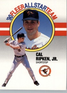 1990 Fleer - All-Star Team #8 Cal Ripken Jr.