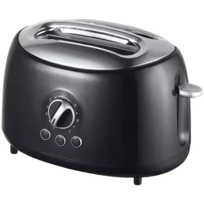 Retro 2-Slice Black Extra-Wide Slot Toaster with Cool-Touch Exterior - Image 1 of 4