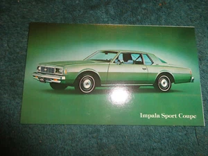 1979 CHEVROLET IMPALA SPORT COUPE DEALERSHIP POST CARD MAILER / ORIGINAL ITEM - Picture 1 of 2