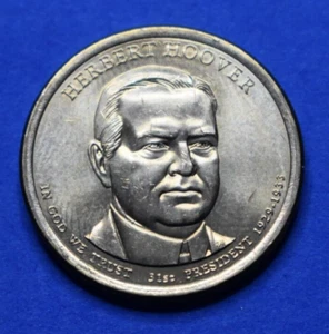 2014 P Herbert Hoover Presidential Dollar Coin **Free Shipping** - Picture 1 of 2