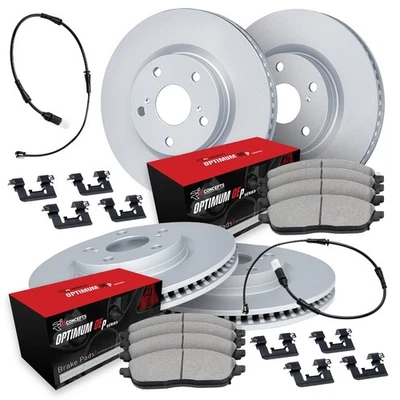 For BMW 325Ci 01-06 R1 Concepts Front & Rear Brake Kit w Optimum Pads - Image 1 of 2