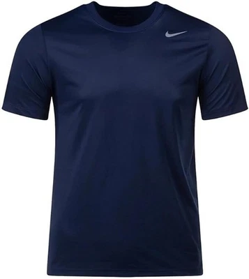 CAMISA NIKE LEGEND AZUL MARINO/GRIS COOL DRI-FIT HOMBRE TALLA ADULTO S! NUEVO CON ETIQUETA Foto 1 de 4