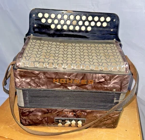 Sammlerstück: Antikes Akkordeon Hohner Club 1b #130 - Picture 1 of 8