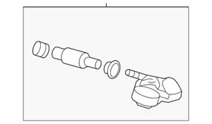Genuine Nissan Tire Pressure Monitoring System (TPMS) Sensor 40700-3JA0B - Picture 1 of 3