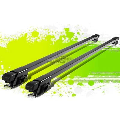 Barra quadrada transversal resistente ajustável trilho carga trilho teto alumínio 50" - Imagem 1 de 4