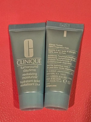 2x clinique turnaround daytime revitalizing moisturizer  ~0.5oz/15ml ea. ~ NWOB - Image 1 of 2
