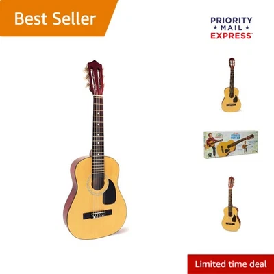 Natural Agathis 1/2 Sized Acoustic Guitar for Kids - Lightweight & Easy to Play - Image 1 of 4