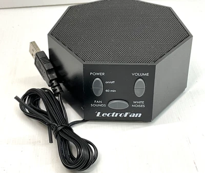LectroFan High Fidelity White Noise Machine w/ 20 Unique Non-Looping Fan Black - Image 1 of 2