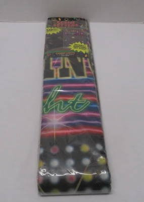 Casino Nights Neon Lights Room Wall Wrap Party Decor 4 x 50' Indoor Outdoor - Image 1 of 4
