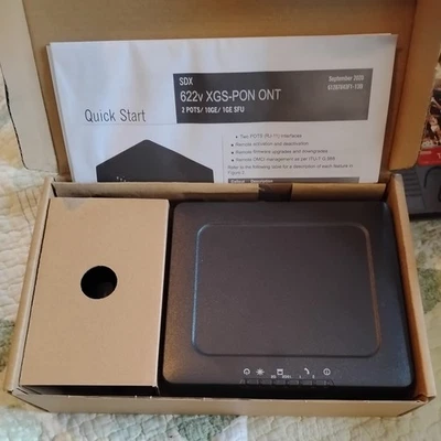 Adtran Router SDX622v XGSPON ONT 10GE 1287843F1 with Power Cord - Image 1 of 4