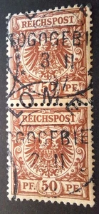 Deutsche Kolonien Togo V 50, Paar, gestempelt - Bild 1 von 1