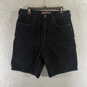 Pantalones Cortos Empyre Relax Hombres 32 Negro Pana Calce Suelto Patinador Sueltos Y2K Grunge - Imagen 1 de 10