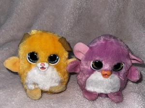 Hasbro FurReal Fuzzalots Interactive Feeding Tested Working Lot Of 2 No Bottles - Picture 1 of 1