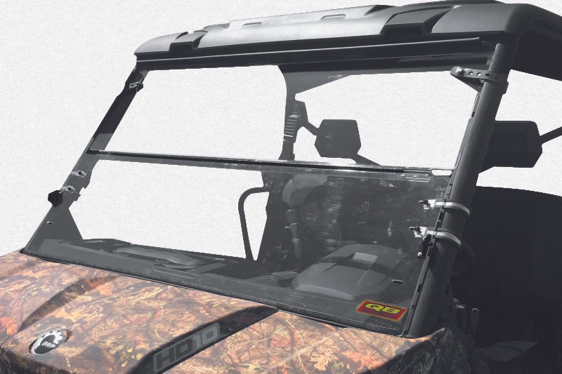 QuadBoss 16-22 Can-Am Defender HD10 Folding Windshield Foto 1 de 1