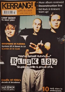 Kerrang (June 9, 2001) Blink 182/Offspring/Clutch/Cradle of Filth/Candiria/Tad D - Picture 1 of 4