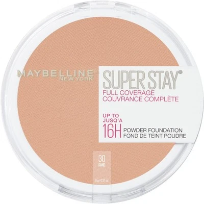 Maybelline SuperStay Full Coverage Powder Foundation 9g - 30 Sand - Image 1 of 3