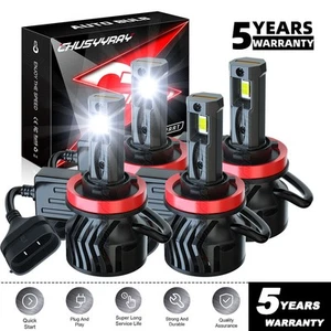 Fits Toyota Tacoma 2016 2017-2023 Headlight HIGH LOW BEAM Bulbs 24000LM white - Picture 1 of 13