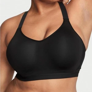 đ„Soutien gorge de sport noir Victoria's Secret avec motif dos coureur taille 38DD neuf - Photo 1/6