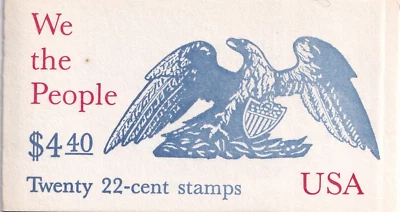 Scott #BK162 (2359a) Eagle Preamble (We The People) Booklet of 20 Stamps - MNH - Image 1 of 2